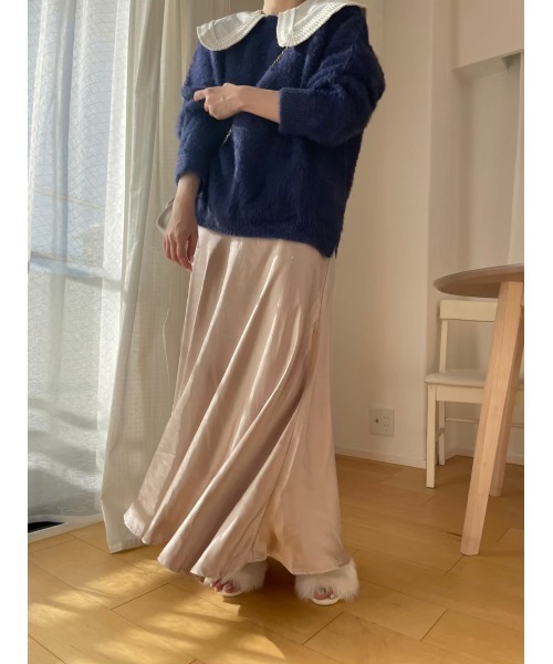 DAIS-Y（デイジー）の「シャギーカラーニット（ニット/セーター・レディース・ピンク/ブルー・FREE）」の9枚目の写真