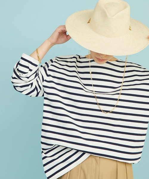 Whim Gazette - 【新品】whim gazette ボーダーカットソー ボーダーカットソー | Whim Gazette(ウィム ガゼット)レディース