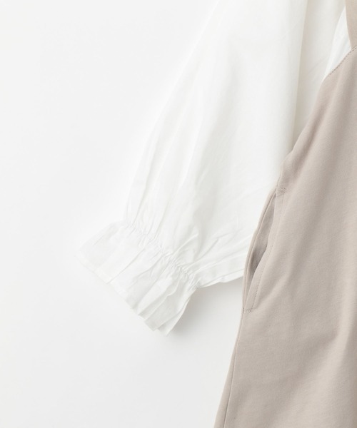 GLOBAL WORK（グローバルワーク）の「キッズ/袖フハクドッキングワンピース/263054（ワンピース・キッズ・アイボリー/ブラック・130cm/110cm/160cm/150cm/100cm/120cm/140cm）」の7枚目の写真