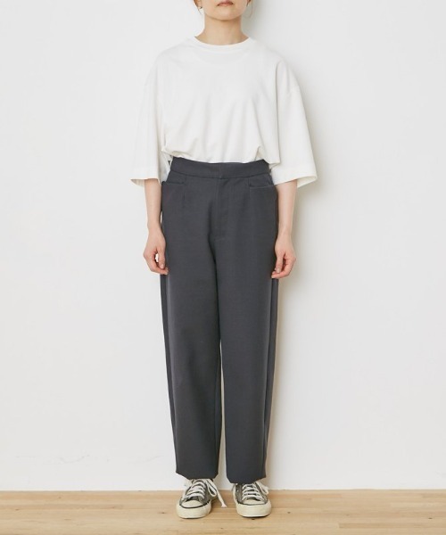 THE SHINZONE（ザ　シンゾーン）の「THE SHINZONE SMART TEE SHIRT 21SMSCU04（Tシャツ/カットソー・レディース・ネイビー/グレー/ホワイト/グリーン・FREE）」の5枚目の写真