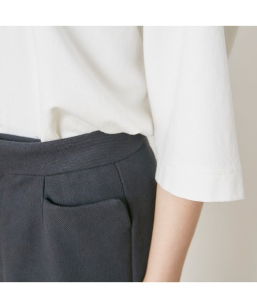 THE SHINZONE（ザ　シンゾーン）の「THE SHINZONE SMART TEE SHIRT 21SMSCU04（Tシャツ/カットソー・レディース・ネイビー/グレー/ホワイト/グリーン・FREE）」の12枚目の写真