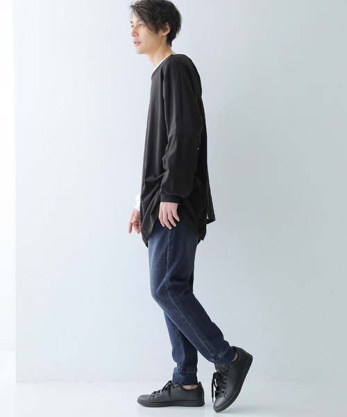 osharewalker（オシャレウォーカー）の「【廃盤】『デニムライクジョガーパンツ』（デニムパンツ・メンズ・ブルー/ネイビー/ブラック・L/M/XL）」の5枚目の写真