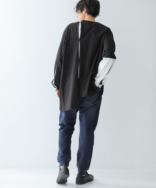 osharewalker（オシャレウォーカー）の「【廃盤】『デニムライクジョガーパンツ』（デニムパンツ・メンズ・ブルー/ネイビー/ブラック・L/M/XL）」の6枚目の写真