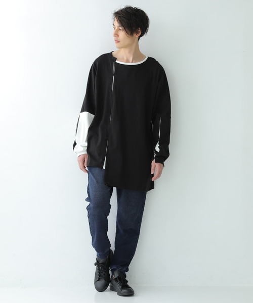 osharewalker（オシャレウォーカー）の「【廃盤】『デニムライクジョガーパンツ』（デニムパンツ・メンズ・ブルー/ネイビー/ブラック・L/M/XL）」の7枚目の写真