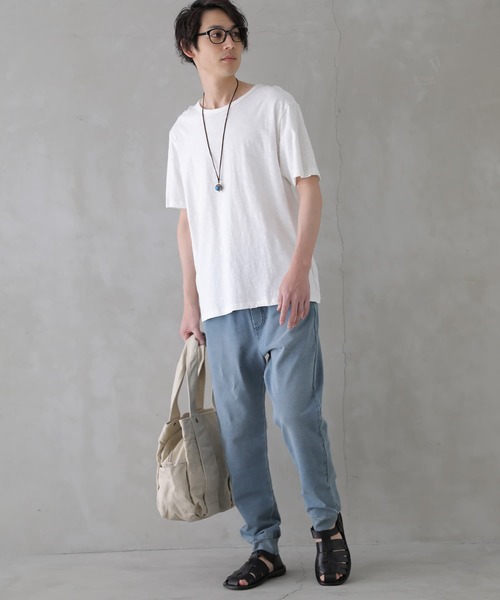 osharewalker（オシャレウォーカー）の「【廃盤】『デニムライクジョガーパンツ』（デニムパンツ・メンズ・ブルー/ネイビー/ブラック・L/M/XL）」の11枚目の写真