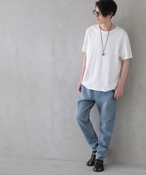 osharewalker（オシャレウォーカー）の「【廃盤】『デニムライクジョガーパンツ』（デニムパンツ・メンズ・ブルー/ネイビー/ブラック・L/M/XL）」の12枚目の写真