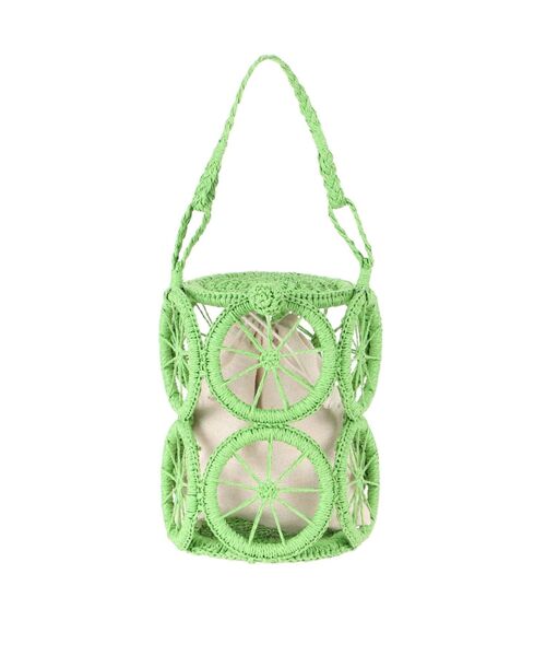 Ungrid（アングリッド）の「カラーモチーフカゴBAG（かごバッグ・レディース・オレンジ/グリーン・FREE）」の15枚目の写真