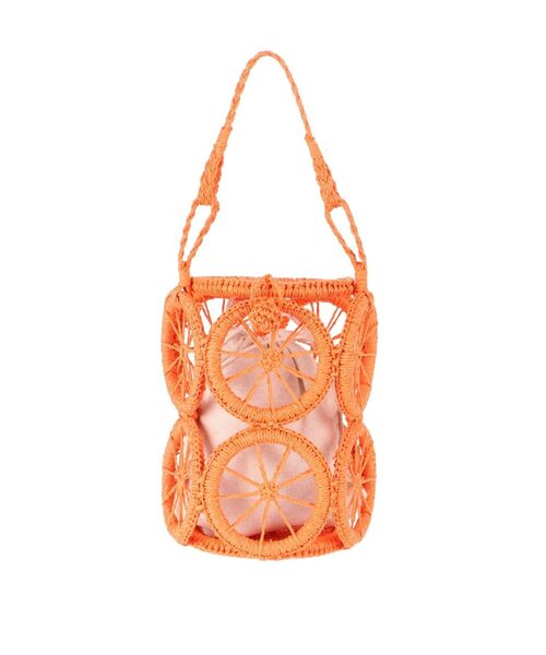Ungrid（アングリッド）の「カラーモチーフカゴBAG（かごバッグ・レディース・オレンジ/グリーン・FREE）」の16枚目の写真