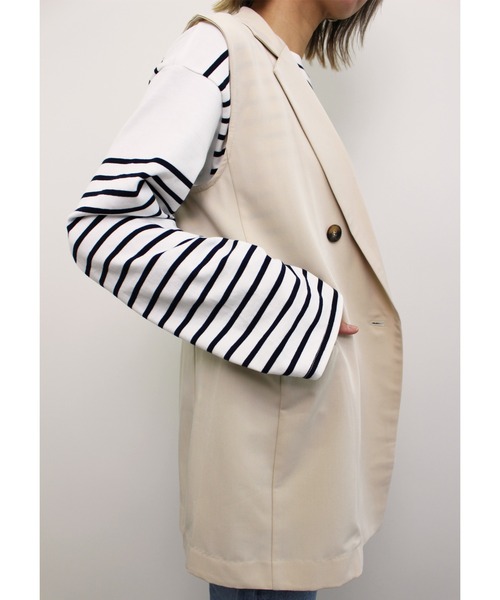 MLI'A(エムリア)の「ノースリジレ(ベスト・レディース・アイボリー/ブラック/ブラウン・M)」の22枚目の写真