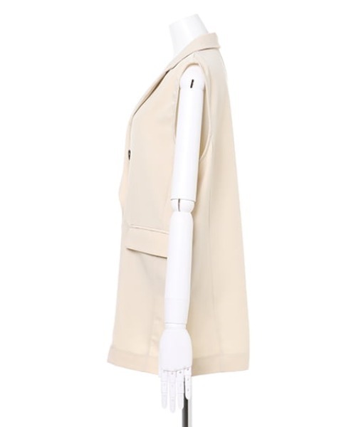 MLI'A(エムリア)の「ノースリジレ(ベスト・レディース・アイボリー/ブラック/ブラウン・M)」の4枚目の写真