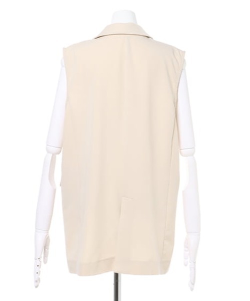 MLI'A(エムリア)の「ノースリジレ(ベスト・レディース・アイボリー/ブラック/ブラウン・M)」の6枚目の写真