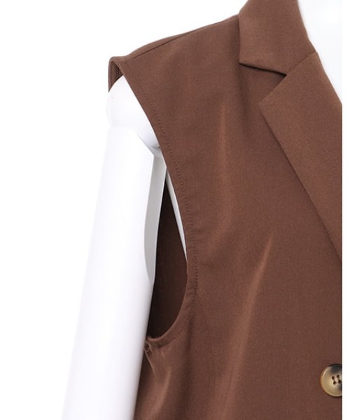 MLI'A(エムリア)の「ノースリジレ(ベスト・レディース・アイボリー/ブラック/ブラウン・M)」の16枚目の写真