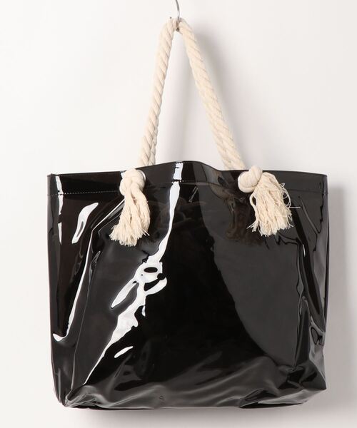 CECIL McBEE(セシルマクビー)の「【CECILMcBEE/セシルマクビー】PVCトート×巾着バッグ(トートバッグ・レディース・ブラック/ブラウン・FREE)」の3枚目の写真