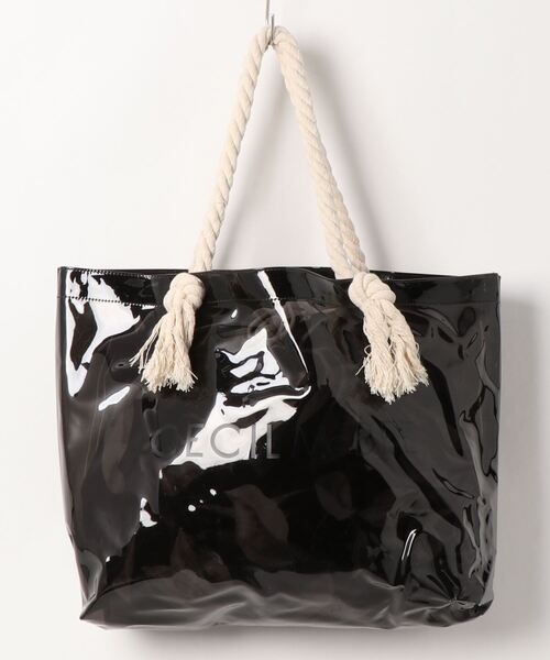 CECIL McBEE(セシルマクビー)の「【CECILMcBEE/セシルマクビー】PVCトート×巾着バッグ(トートバッグ・レディース・ブラック/ブラウン・FREE)」の17枚目の写真