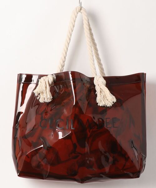 CECIL McBEE(セシルマクビー)の「【CECILMcBEE/セシルマクビー】PVCトート×巾着バッグ(トートバッグ・レディース・ブラック/ブラウン・FREE)」の18枚目の写真