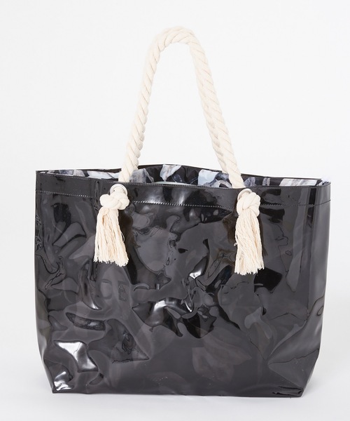 CECIL McBEE(セシルマクビー)の「【CECILMcBEE/セシルマクビー】PVCトート×巾着バッグ(トートバッグ・レディース・ブラック/ブラウン・FREE)」の9枚目の写真