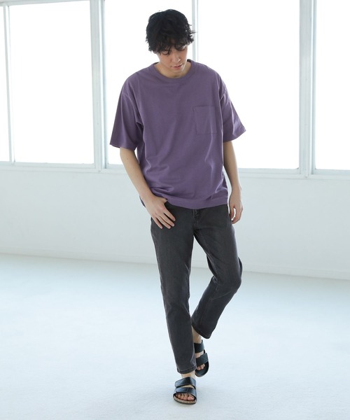 LAKOLE（ラコレ）の「ポケットTシャツ / 263667（Tシャツ/カットソー・メンズ・ホワイト/ライトグレー/ブラック/ベージュ/ブルー/パープル・SMALL/MEDIUM/LARGE/X-LARGE）」の19枚目の写真