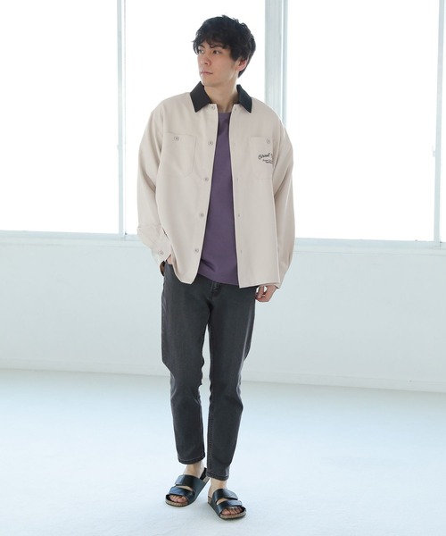 LAKOLE（ラコレ）の「ポケットTシャツ / 263667（Tシャツ/カットソー・メンズ・ホワイト/ライトグレー/ブラック/ベージュ/ブルー/パープル・SMALL/MEDIUM/LARGE/X-LARGE）」の13枚目の写真