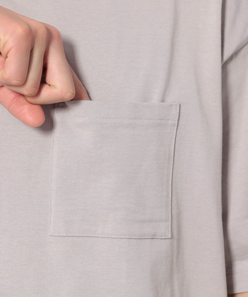 LAKOLE（ラコレ）の「ポケットTシャツ / 263667（Tシャツ/カットソー・メンズ・ホワイト/ライトグレー/ブラック/ベージュ/ブルー/パープル・SMALL/MEDIUM/LARGE/X-LARGE）」の21枚目の写真