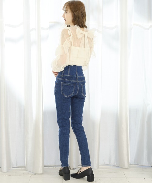 TITTY&CO.(ティティーアンドコー)の「フリルスリーブチュールトップス(シャツ/ブラウス・レディース・ベージュ/アイボリー/ライトブルー・FREE)」の13枚目の写真