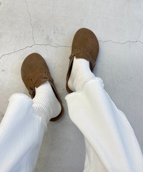 CANAL JEAN(キャナルジーン)の「El mar ベルト付きスウェードスリッポン(スリッポン・レディース・ブラック/ブラウン・SMALL/MEDIUM)」の22枚目の写真