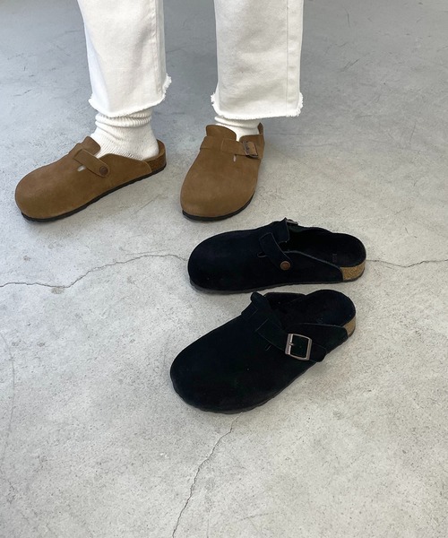 CANAL JEAN(キャナルジーン)の「El mar ベルト付きスウェードスリッポン(スリッポン・レディース・ブラック/ブラウン・SMALL/MEDIUM)」の19枚目の写真