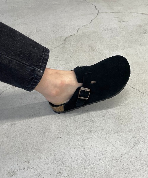 CANAL JEAN(キャナルジーン)の「El mar ベルト付きスウェードスリッポン(スリッポン・レディース・ブラック/ブラウン・SMALL/MEDIUM)」の20枚目の写真