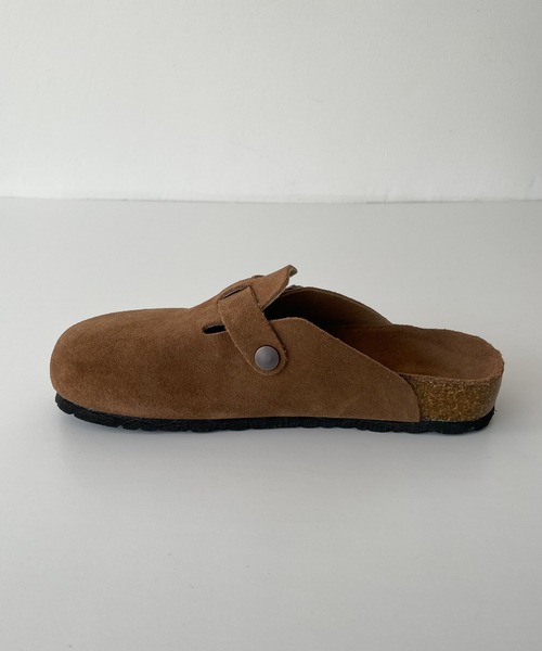 CANAL JEAN(キャナルジーン)の「El mar ベルト付きスウェードスリッポン(スリッポン・レディース・ブラック/ブラウン・SMALL/MEDIUM)」の10枚目の写真