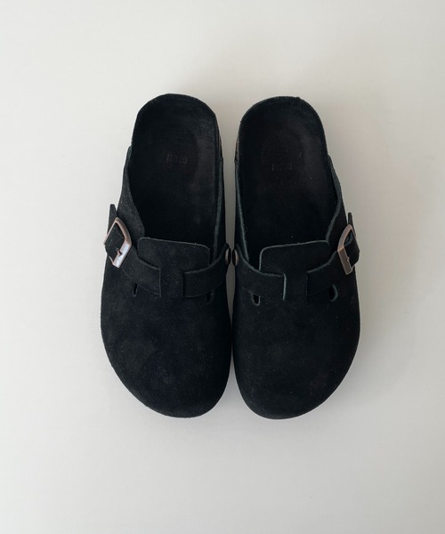 CANAL JEAN(キャナルジーン)の「El mar ベルト付きスウェードスリッポン(スリッポン・レディース・ブラック/ブラウン・SMALL/MEDIUM)」の8枚目の写真