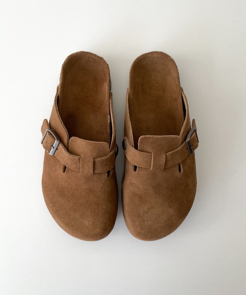 CANAL JEAN(キャナルジーン)の「El mar ベルト付きスウェードスリッポン(スリッポン・レディース・ブラック/ブラウン・SMALL/MEDIUM)」の15枚目の写真