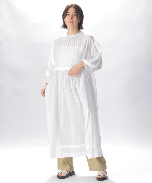 niko and...(ニコアンド)の「プレミアムコットンローンワンピース(ワンピース・レディース・ホワイト/レッド/カーキ・MEDIUM/LARGE)」の13枚目の写真