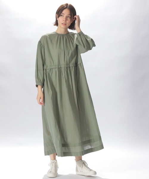 niko and（ニコアンド）の「プレミアムコットンローンワンピース