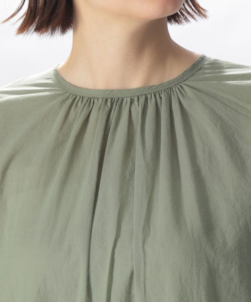 niko and...(ニコアンド)の「プレミアムコットンローンワンピース(ワンピース・レディース・ホワイト/レッド/カーキ・MEDIUM/LARGE)」の7枚目の写真