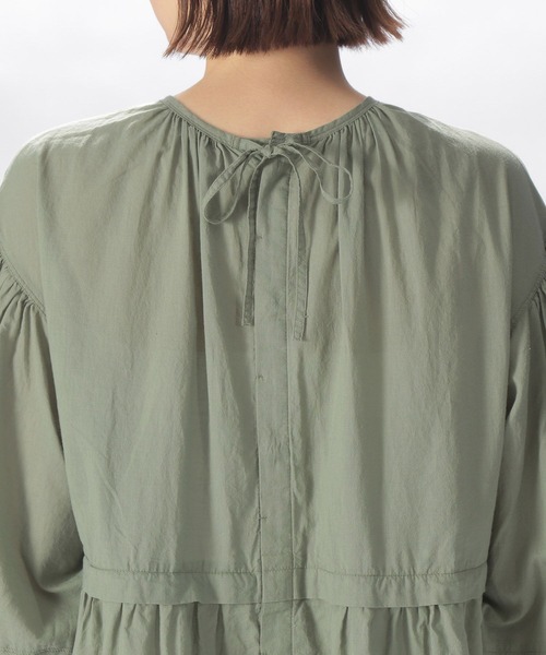 niko and...(ニコアンド)の「プレミアムコットンローンワンピース(ワンピース・レディース・ホワイト/レッド/カーキ・MEDIUM/LARGE)」の19枚目の写真