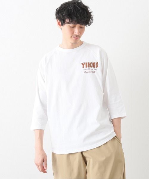 417 EDIFICE(フォーワンセブンエディフィス)の「【VOIRY STORE / ヴォイリーストア】別注 TDB RAGLAN 3/4 SLEEVE Tシャツ(Tシャツ/カットソー・メンズ・ホワイト/ブラック/ネイビー・LARGE/MEDIUM)」の2枚目の写真
