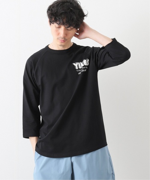 417 EDIFICE(フォーワンセブンエディフィス)の「【VOIRY STORE / ヴォイリーストア】別注 TDB RAGLAN 3/4 SLEEVE Tシャツ(Tシャツ/カットソー・メンズ・ホワイト/ブラック/ネイビー・LARGE/MEDIUM)」の3枚目の写真