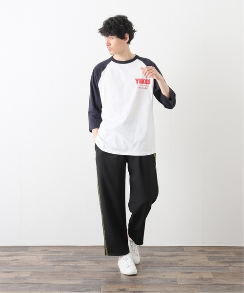 417 EDIFICE(フォーワンセブンエディフィス)の「【VOIRY STORE / ヴォイリーストア】別注 TDB RAGLAN 3/4 SLEEVE Tシャツ(Tシャツ/カットソー・メンズ・ホワイト/ブラック/ネイビー・LARGE/MEDIUM)」の4枚目の写真