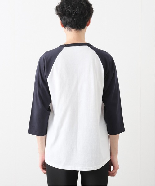 417 EDIFICE(フォーワンセブンエディフィス)の「【VOIRY STORE / ヴォイリーストア】別注 TDB RAGLAN 3/4 SLEEVE Tシャツ(Tシャツ/カットソー・メンズ・ホワイト/ブラック/ネイビー・LARGE/MEDIUM)」の7枚目の写真