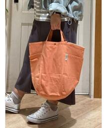 Samansa Mos2 blue | サイドポケットトートバッグ(ハンドバッグ)