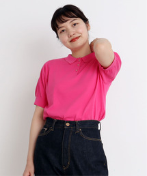 CHILD WOMAN | ICE COTTON ニットポロ(ポロシャツ)