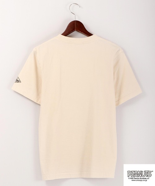 PEANUTS(ピーナッツ)の「PEANUTS SNOOPY/スヌーピー ピグメント染め半袖Tシャツ(Tシャツ/カットソー・レディース・ホワイト/オレンジ・LL/M/S/L)」の22枚目の写真