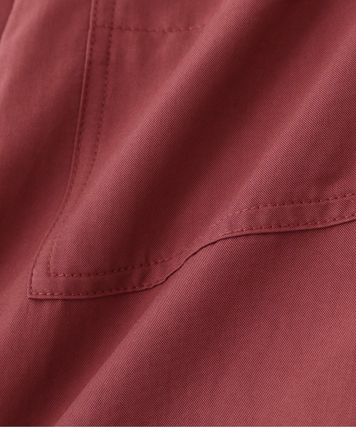 N.(N. Natural Beauty Basic)(エヌエヌナチュラルビューティーベーシック)の「◆ショートシャツ(シャツ/ブラウス・レディース・レッド/モカ・MEDIUM)」の13枚目の写真