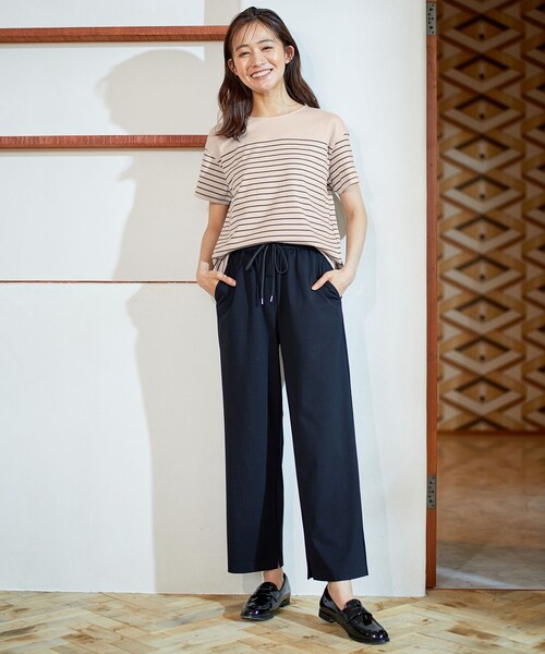 J.PRESS Ladies(J.プレス レディス)の「【洗える】ジャージー パンツ(その他パンツ・レディース・ブラック系/グレー系/ブラウン系・XS)」の4枚目の写真