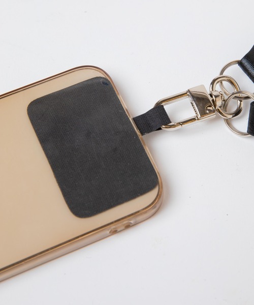 WEGO（ウィゴー）の「WEGO/ロープストラップ（スマホグッズ・レディース・ホワイト/ブラック/ブラック系その他・FREE）」の4枚目の写真