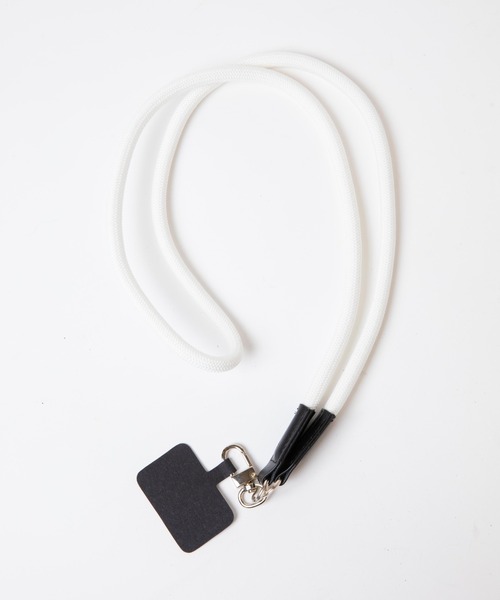 WEGO（ウィゴー）の「WEGO/ロープストラップ（スマホグッズ・レディース・ホワイト/ブラック/ブラック系その他・FREE）」の10枚目の写真