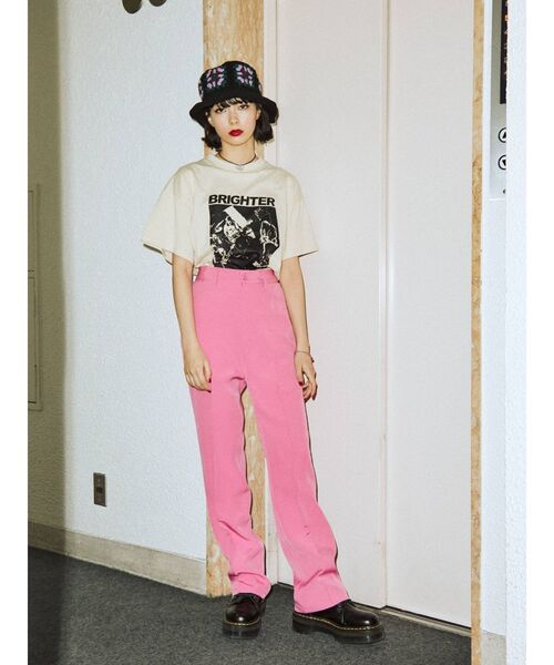 jouetie(ジュエティ)の「センタープレスベーシックスラックス(スラックス・レディース・ブラック/パープル/レッド/ピンク/ブルー・MEDIUM)」の22枚目の写真