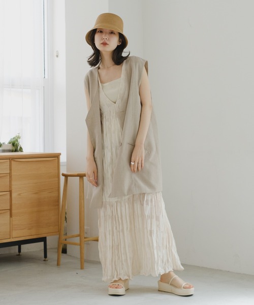 Kastane（カスタネ）の「ペーパーHAT（ハット・レディース・ブラック/ベージュ・FREE）」の6枚目の写真