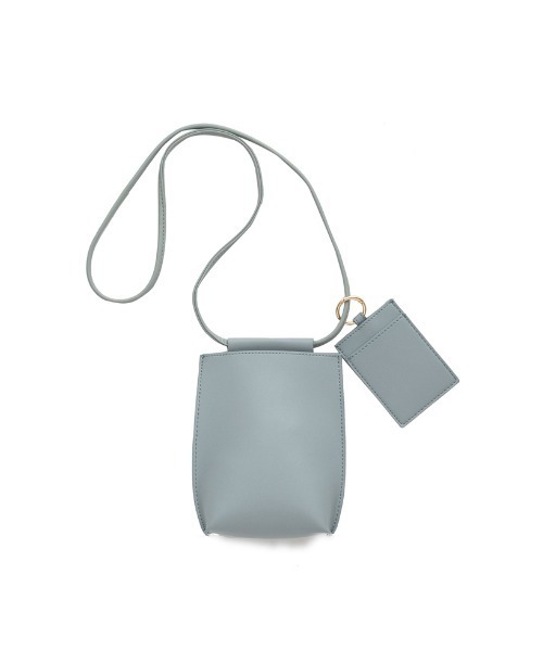 Re:EDIT（リエディ）の「ミニマムショルダーバッグ（ショルダーバッグ・レディース・キャメル/アイボリー/ブラック/ブルー/グリーン/モカ/ライトグレー・FREE）」の6枚目の写真