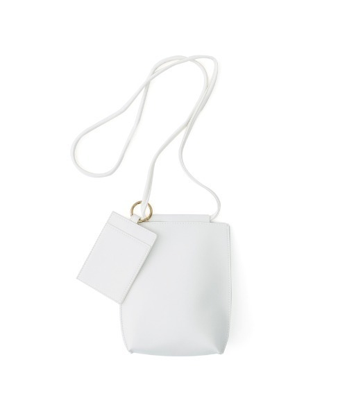 Re:EDIT（リエディ）の「ミニマムショルダーバッグ（ショルダーバッグ・レディース・キャメル/アイボリー/ブラック/ブルー/グリーン/モカ/ライトグレー・FREE）」の2枚目の写真