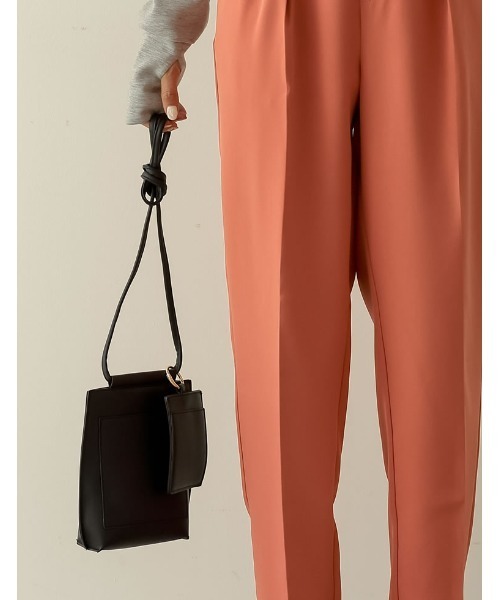 Re:EDIT（リエディ）の「ミニマムショルダーバッグ（ショルダーバッグ・レディース・キャメル/アイボリー/ブラック/ブルー/グリーン/モカ/ライトグレー・FREE）」の8枚目の写真